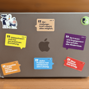 PCM-Sticker Set „Superpowers“ (10 Stück Packung) – Bild 1
